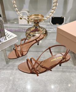 MiuMiu * Miu Miu/25ss Spring/Summer Fashion Show New Cat and High Heel SandalsThe runway st4puokiwr