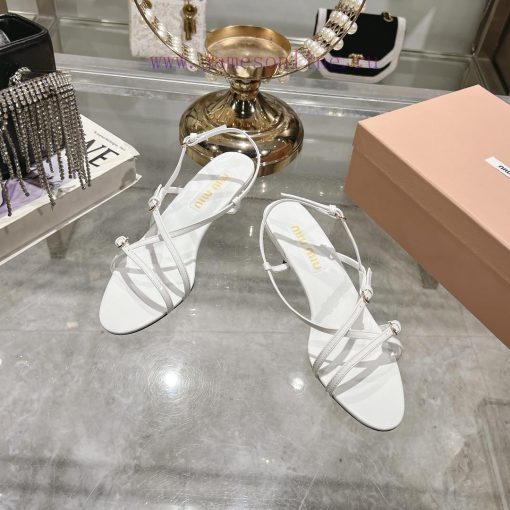 MiuMiu * Miu Miu/25ss Spring/Summer Fashion Show New Cat and High Heel SandalsThe runway sty8b4u8bkl