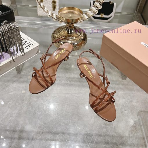 MiuMiu * Miu Miu/25ss Spring/Summer Fashion Show New Cat and High Heel SandalsThe runway st4puokiwr - Image 3