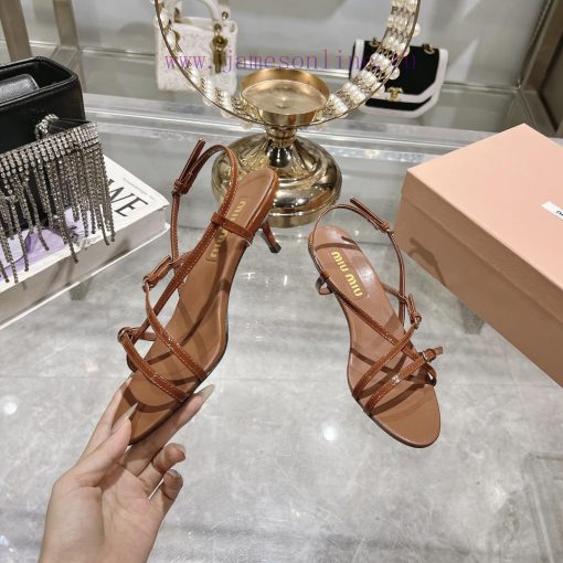 MiuMiu * Miu Miu/25ss Spring/Summer Fashion Show New Cat and High Heel SandalsThe runway st4puokiwr - Image 5