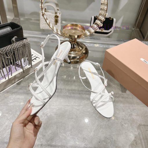MiuMiu * Miu Miu/25ss Spring/Summer Fashion Show New Cat and High Heel SandalsThe runway sty8b4u8bkl - Image 5