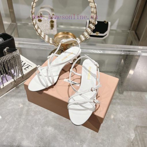 MiuMiu * Miu Miu/25ss Spring/Summer Fashion Show New Cat and High Heel SandalsThe runway sty8b4u8bkl - Image 7