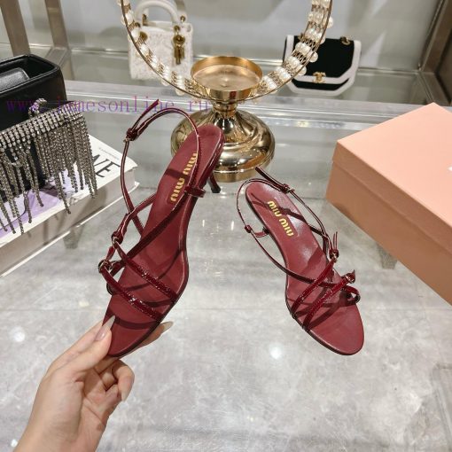 MiuMiu * Miu Miu/25ss Spring/Summer Fashion Show New Cat and High Heel SandalsThe runway stywzxyniv6 - Image 5