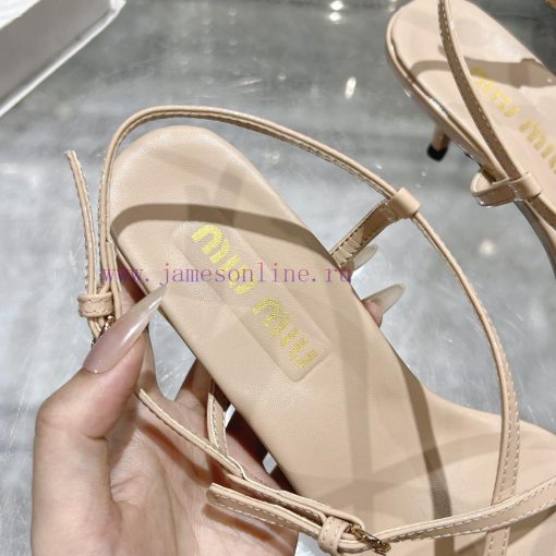 MiuMiu * Miu Miu/25ss Spring/Summer Fashion Show New Cat and High Heel SandalsThe runway stybipi24b4 - Image 8