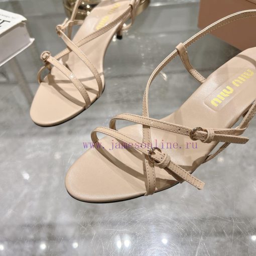 MiuMiu * Miu Miu/25ss Spring/Summer Fashion Show New Cat and High Heel SandalsThe runway stybipi24b4 - Image 9