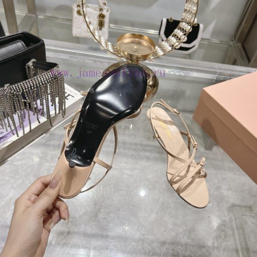 MiuMiu * Miu Miu/25ss Spring/Summer Fashion Show New Cat and High Heel SandalsThe runway stybipi24b4 - Image 10