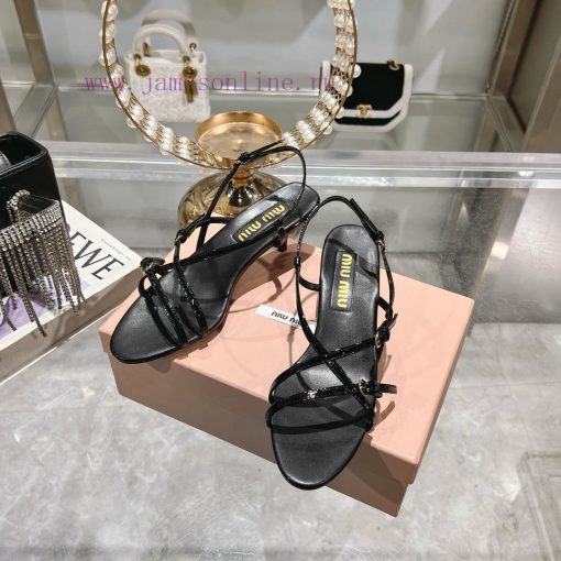 MiuMiu * Miu Miu/25ss Spring/Summer Fashion Show New Cat and High Heel SandalsThe runway styxwil8zyi - Image 7