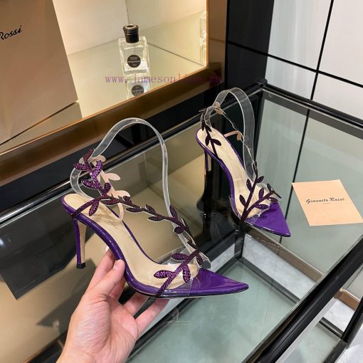 Giannito Rossi 2025 new slippers are top-notch, purchasing quality Swarovski rhinestone poinnavrjapp