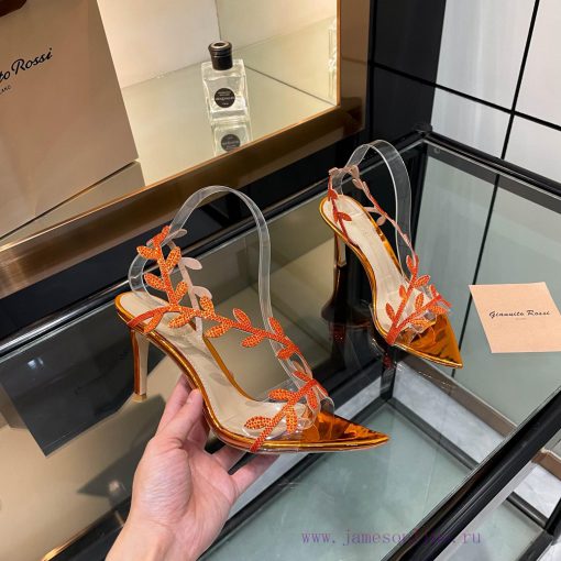 Giannito Rossi 2025 new slippers are top-notch, purchasing quality Swarovski rhinestone poin95doe5sd - Image 2