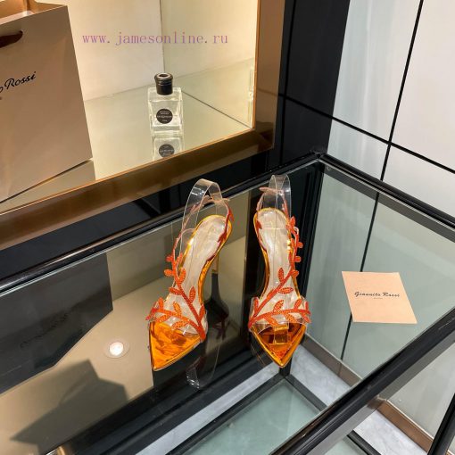 Giannito Rossi 2025 new slippers are top-notch, purchasing quality Swarovski rhinestone poin95doe5sd - Image 6