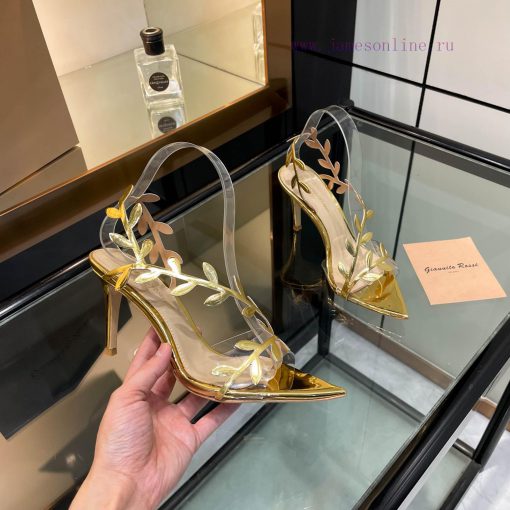 Giannito Rossi 2025 new sandalstop-levelPurchasing QualityThis pair of pointed high-heeled pjjsp4r10 - Image 2
