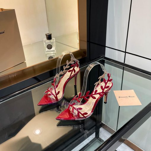 Giannito Rossi 2025 new sandalstop-levelPurchasing QualityThis pair of pointed high-heeled pzydfw81d - Image 7