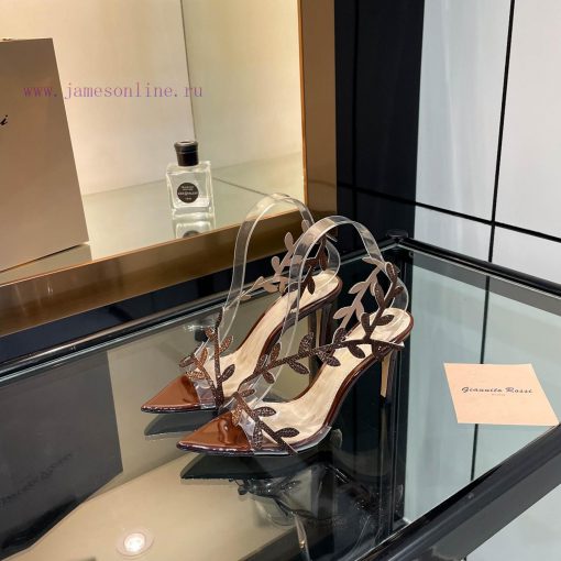 Giannito Rossi 2025 new sandalstop-levelPurchasing QualityThis pair of pointed high-heeled phtwlt1db - Image 3