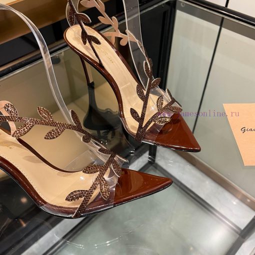 Giannito Rossi 2025 new sandalstop-levelPurchasing QualityThis pair of pointed high-heeled phtwlt1db - Image 8