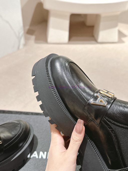 Chanel thick soled short boots Chelsea boots elastic band letter logo⇢𝐒𝐈𝐙𝐄 3536383839 (40/41hqevsqnj - Image 7