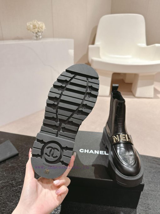 Chanel thick soled short boots Chelsea boots elastic band letter logo⇢𝐒𝐈𝐙𝐄 3536383839 (40/41hqevsqnj - Image 10