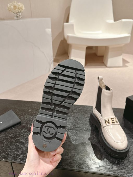 Chanel thick soled short boots Chelsea boots elastic band letter logo⇢𝐒𝐈𝐙𝐄 3536383839 (40/419w9h0tis - Image 10