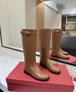 VALENTINO 🫰 High end spicy girl Kelly Jumping knight boots are top-notch cowhide products wiop294127