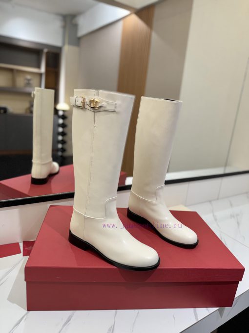 VALENTINO 🫰 High end spicy girl Kelly Jumping knight boots are top-notch cowhide products wiv4o62ixb