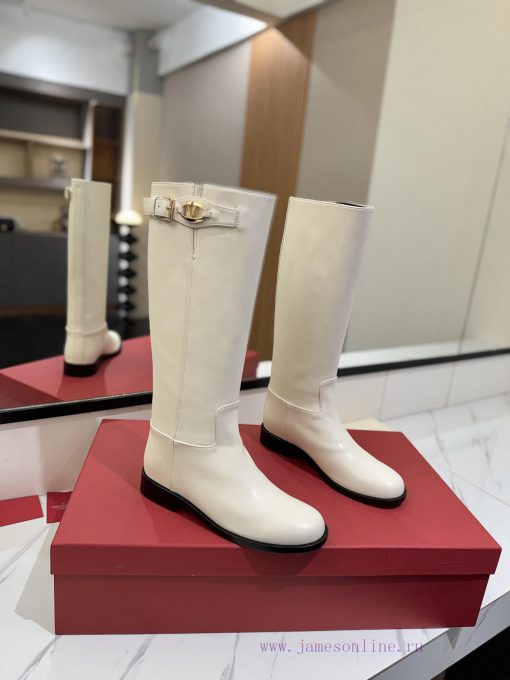 VALENTINO 🫰 High end spicy girl Kelly Jumping knight boots are top-notch cowhide products wiv4o62ixb - Image 2