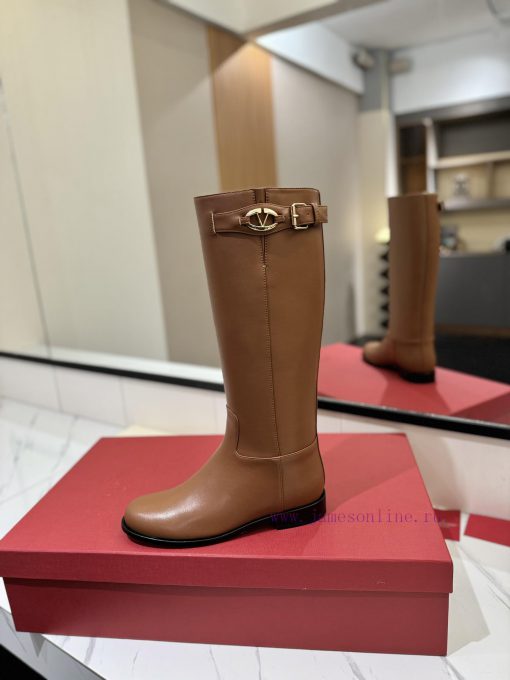 VALENTINO 🫰 High end spicy girl Kelly Jumping knight boots are top-notch cowhide products wiop294127 - Image 5