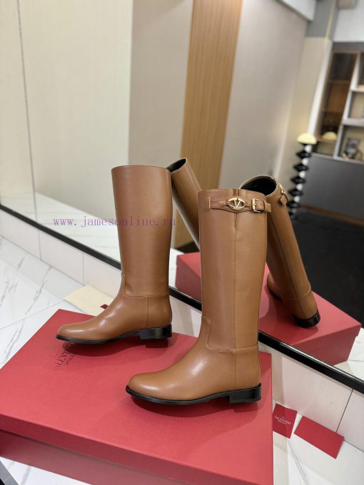 VALENTINO 🫰 High end spicy girl Kelly Jumping knight boots are top-notch cowhide products wiop294127 - Image 6