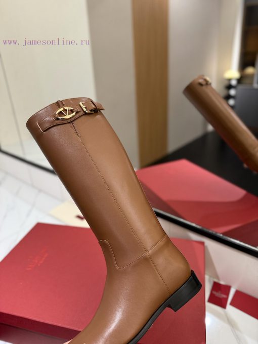VALENTINO 🫰 High end spicy girl Kelly Jumping knight boots are top-notch cowhide products wiop294127 - Image 8