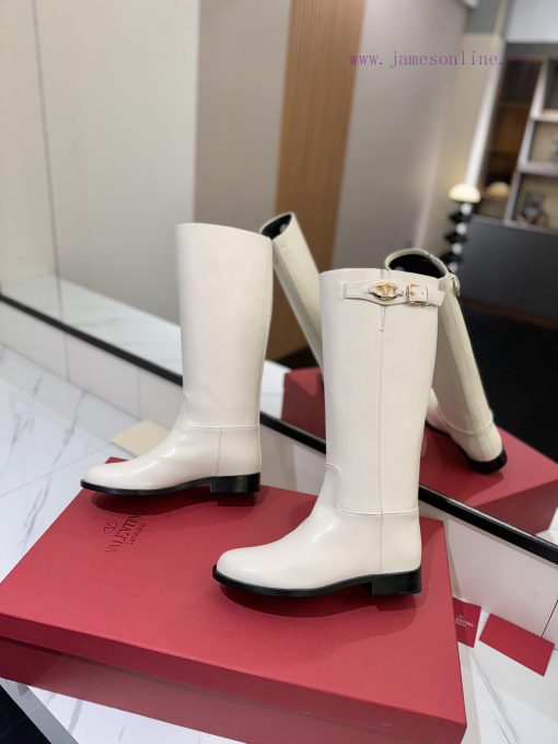 VALENTINO 🫰 High end spicy girl Kelly Jumping knight boots are top-notch cowhide products wiv4o62ixb - Image 6