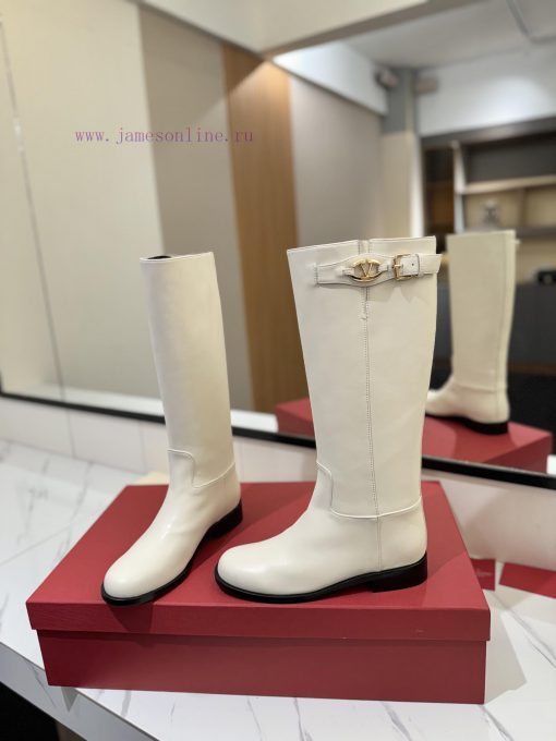 VALENTINO 🫰 High end spicy girl Kelly Jumping knight boots are top-notch cowhide products wiv4o62ixb - Image 7