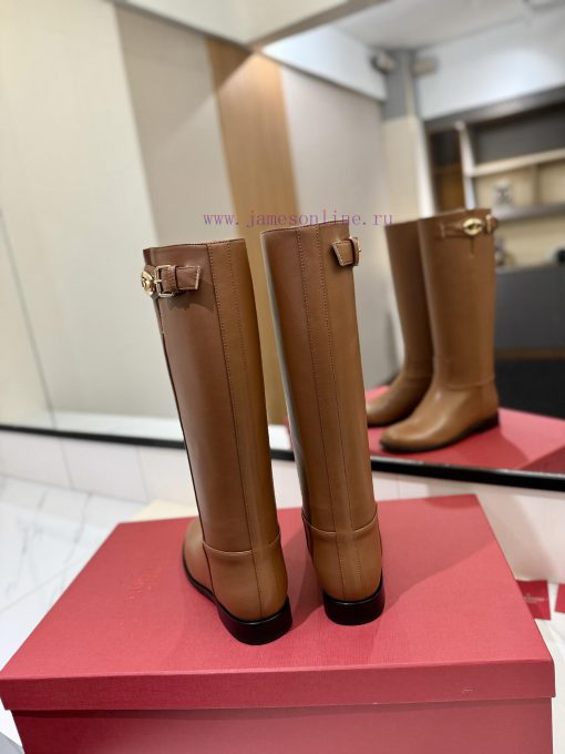 VALENTINO 🫰 High end spicy girl Kelly Jumping knight boots are top-notch cowhide products wiop294127 - Image 10