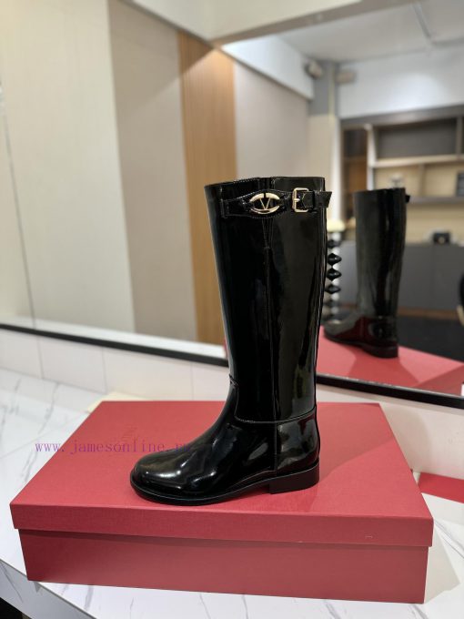 VALENTINO 🫰 High end spicy girl Kelly Jumping knight boots are top-notch cowhide products wi840l3io6 - Image 5
