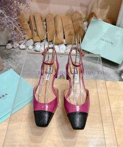 𝑨𝑸𝑼𝑨𝒁𝒛𝒖𝒓𝒂 𝟐𝟒𝒔𝒔  🤍 Top notch square toe women's high heels, this "FrenchFlirt" mid heel shoe 81kf4pop