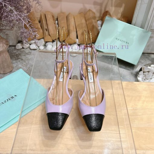 𝑨𝑸𝑼𝑨𝒁𝒛𝒖𝒓𝒂 𝟐𝟒𝒔𝒔  🤍 Top notch square toe women's high heels, this "FrenchFlirt" mid heel shoe hudnku5z - Image 2