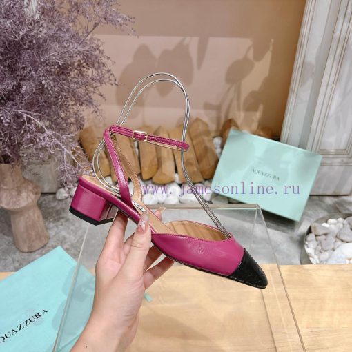 𝑨𝑸𝑼𝑨𝒁𝒛𝒖𝒓𝒂 𝟐𝟒𝒔𝒔  🤍 Top notch square toe women's high heels, this "FrenchFlirt" mid heel shoe 81kf4pop - Image 7