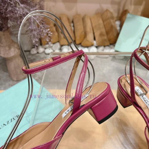 𝑨𝑸𝑼𝑨𝒁𝒛𝒖𝒓𝒂 𝟐𝟒𝒔𝒔  🤍 Top notch square toe women's high heels, this "FrenchFlirt" mid heel shoe 81kf4pop - Image 9