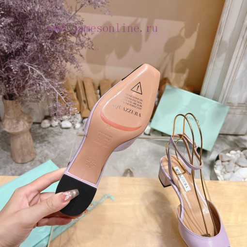 𝑨𝑸𝑼𝑨𝒁𝒛𝒖𝒓𝒂 𝟐𝟒𝒔𝒔  🤍 Top notch square toe women's high heels, this "FrenchFlirt" mid heel shoe hudnku5z - Image 10