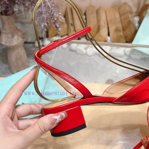 𝑨𝑸𝑼𝑨𝒁𝒛𝒖𝒓𝒂 𝟐𝟒𝒔𝒔  🤍 Top notch square toe women's high heels, this "FrenchFlirt" mid heel shoe afbdhj39 - Image 8