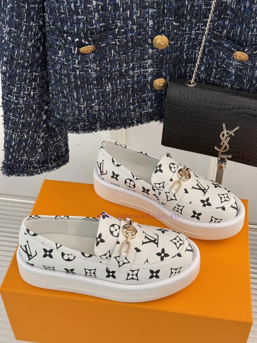 L * V Donkey brand 25ss early spring new product thick soled loafersTruly a pair of loafers mspew2wr - Image 4