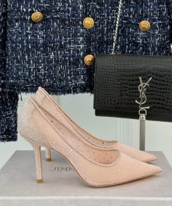 Jimmy Choo | Jimmy Zhou Classic Mesh High Heels CollectionJC's shoes are well-known for theimx63176d