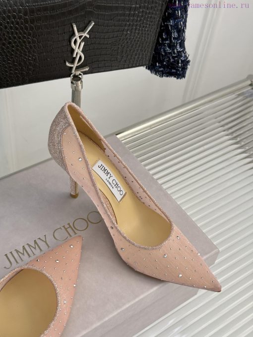 Jimmy Choo | Jimmy Zhou Classic Mesh High Heels CollectionJC's shoes are well-known for theimx63176d - Image 6