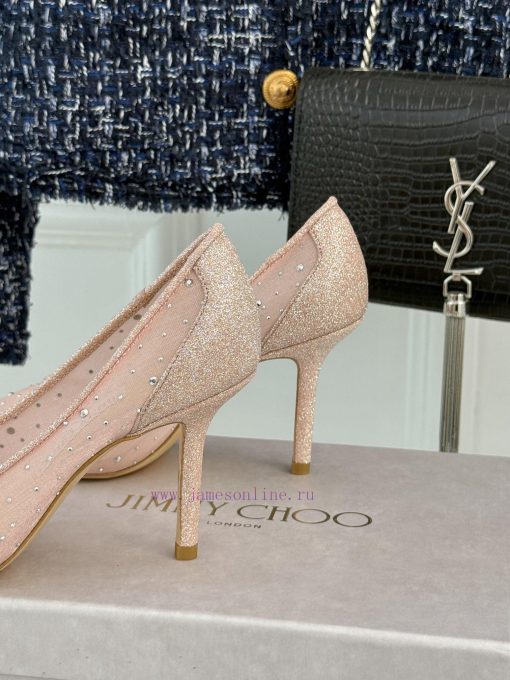 Jimmy Choo | Jimmy Zhou Classic Mesh High Heels CollectionJC's shoes are well-known for theimx63176d - Image 7