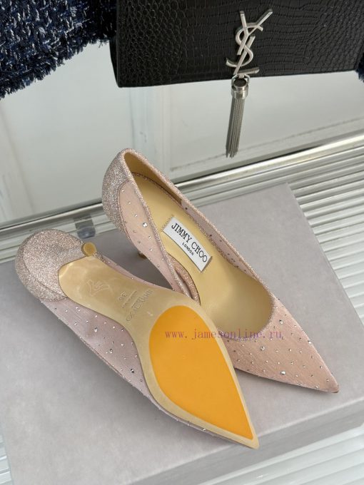 Jimmy Choo | Jimmy Zhou Classic Mesh High Heels CollectionJC's shoes are well-known for theimx63176d - Image 10