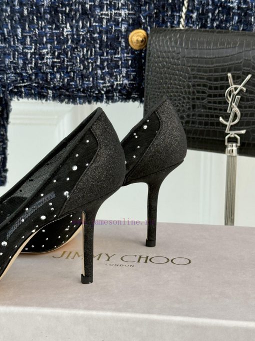 Jimmy Choo | Jimmy Zhou Classic Mesh High Heels CollectionJC's shoes are well-known for theipe1lwnbs - Image 7