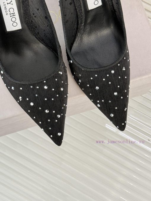 Jimmy Choo | Jimmy Zhou Classic Mesh High Heels CollectionJC's shoes are well-known for theipe1lwnbs - Image 8