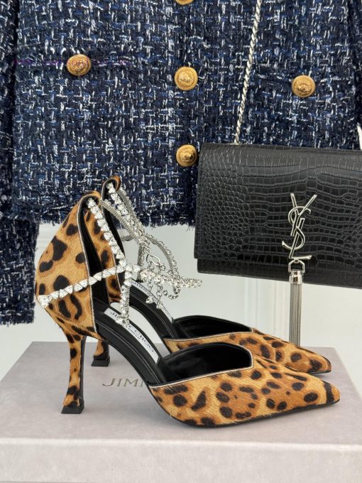 Jimmy Choo | Jay Chou's Classic Diamond Chain High HeelsOur JC family always maintains superhqz1xutd