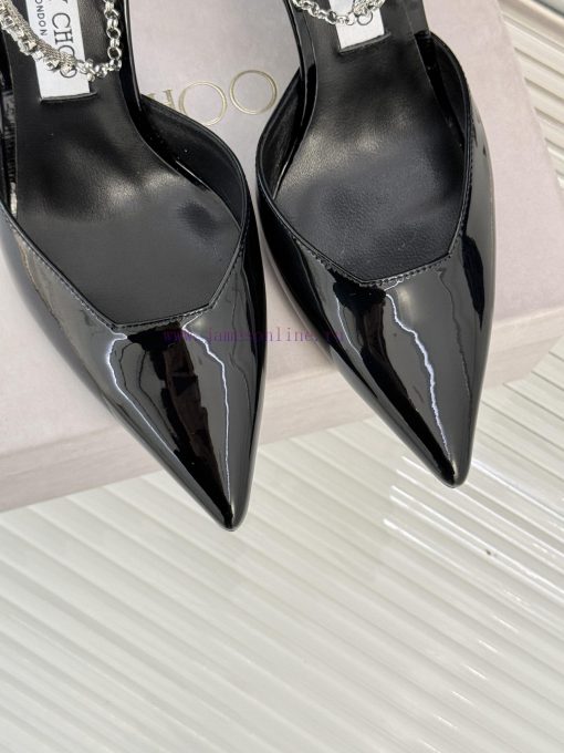 Jimmy Choo | Jay Chou's Classic Diamond Chain High HeelsOur JC family always maintains supersl7fl4ph - Image 8