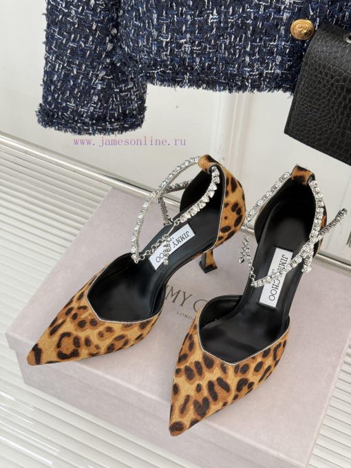 Jimmy Choo | Jay Chou's Classic Diamond Chain High HeelsOur JC family always maintains superhqz1xutd - Image 3