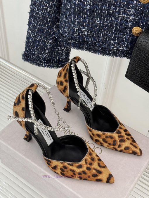 Jimmy Choo | Jay Chou's Classic Diamond Chain High HeelsOur JC family always maintains superhqz1xutd - Image 4