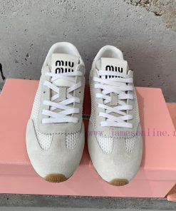 Miu Miu's new retro German training shoes can be paired with minimalist, retro, and artisticbcisrr9k