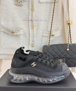 Chanel | Chanel Classic White Panda Air CushionCouple style casual sports shoesBlack and whiyzedjp1q